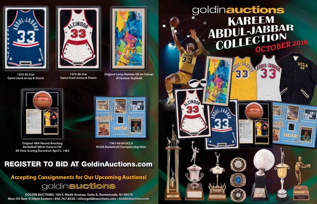 Kareem Abdul-Jabbar to Auction Memorabilia for Charity - Iconomy