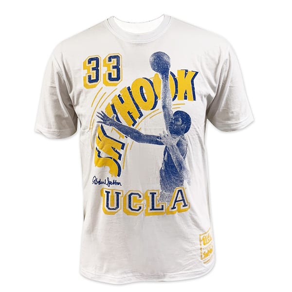 Ucla trademarks & licensing collaborates with ucla basketball legend kareem abdul-jabbar and mitchell & ness to debut t-shirt collection