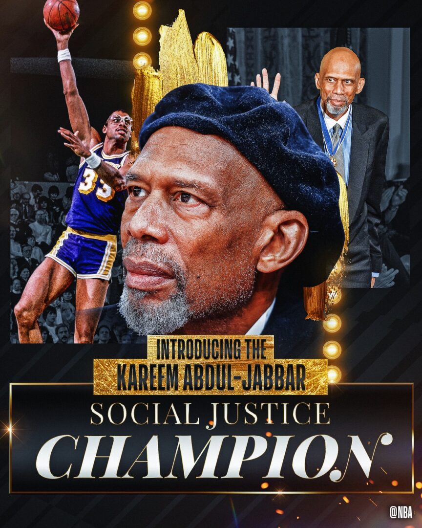 New 'Kareem AbdulJabbar Social Justice Champion Award' Announced by